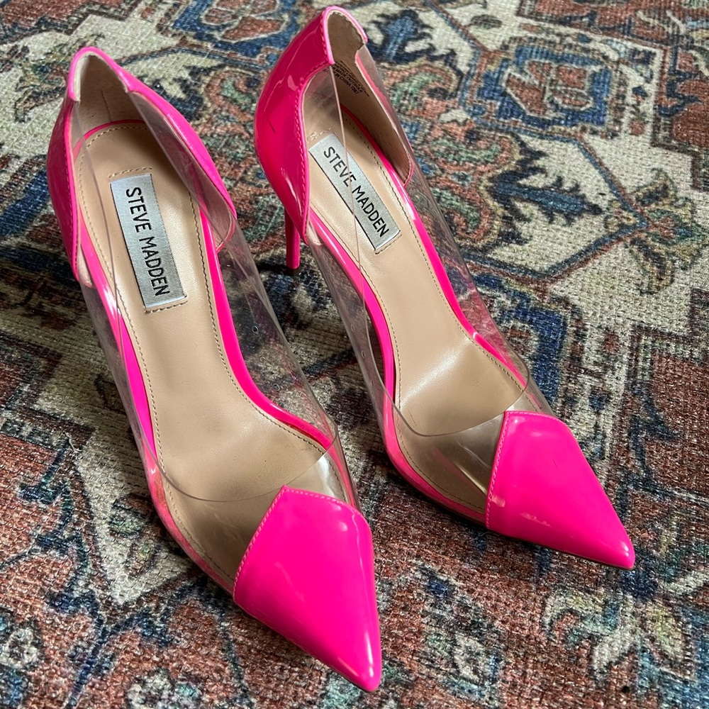 Steve Madden Neon Heels - Size 8